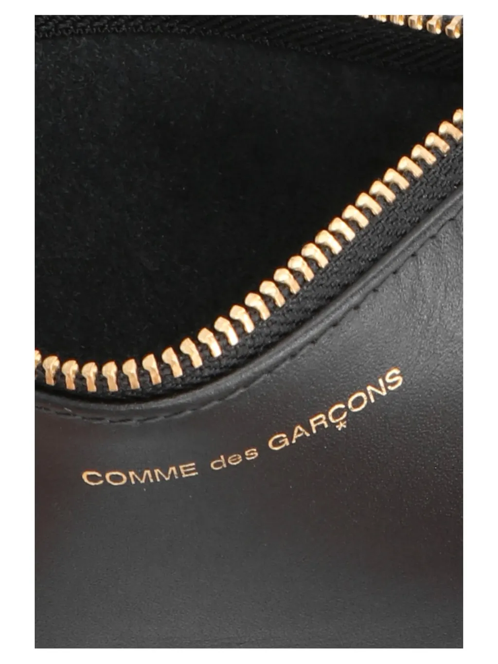 Comme Des GarÇOns Wallet Logo Printed Zipped Cardholder