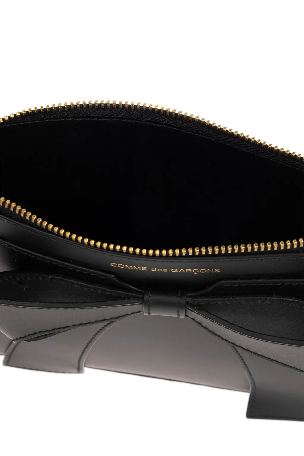 Comme Des GarÇOns Wallet Big Bow Zipped Purse