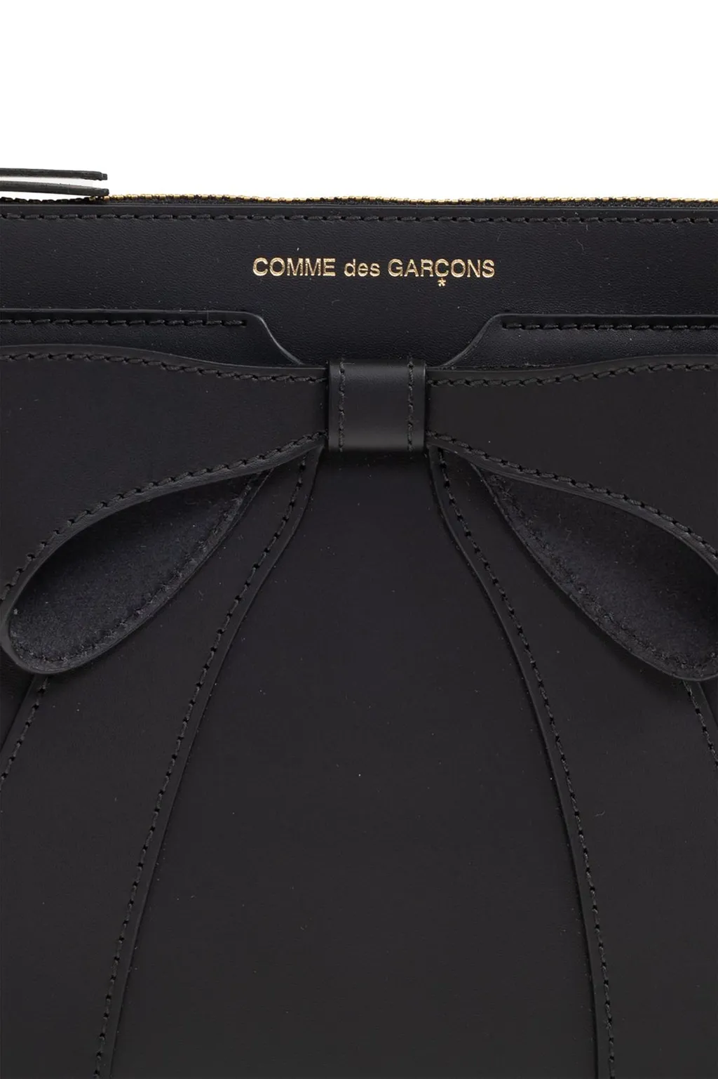 Comme Des GarÇOns Wallet Big Bow Zipped Purse
