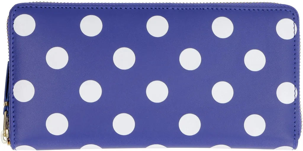 Comme Des GarÇOns Wallet Polka Dot Printed Zip-Around Wallet
