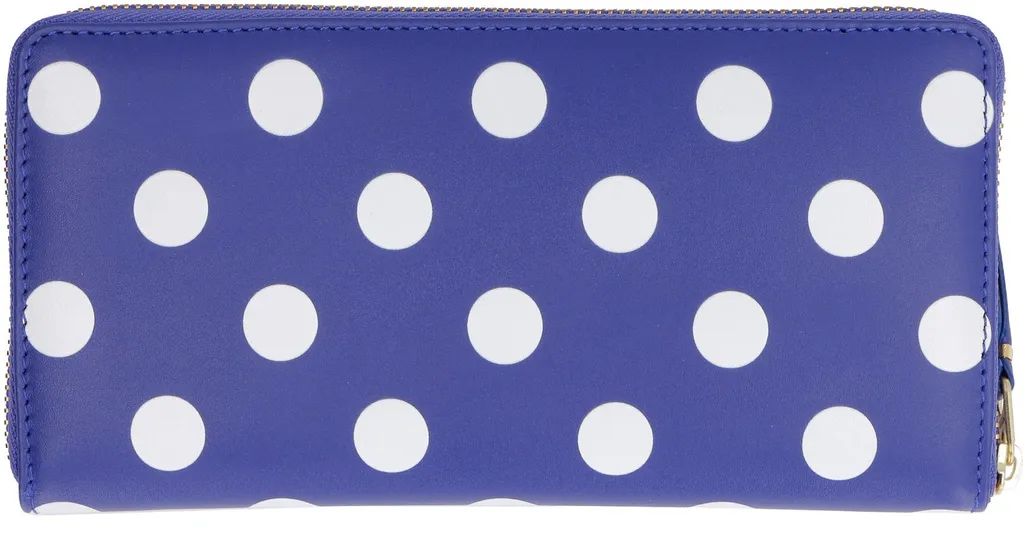 Comme Des GarÇOns Wallet Polka Dot Printed Zip-Around Wallet