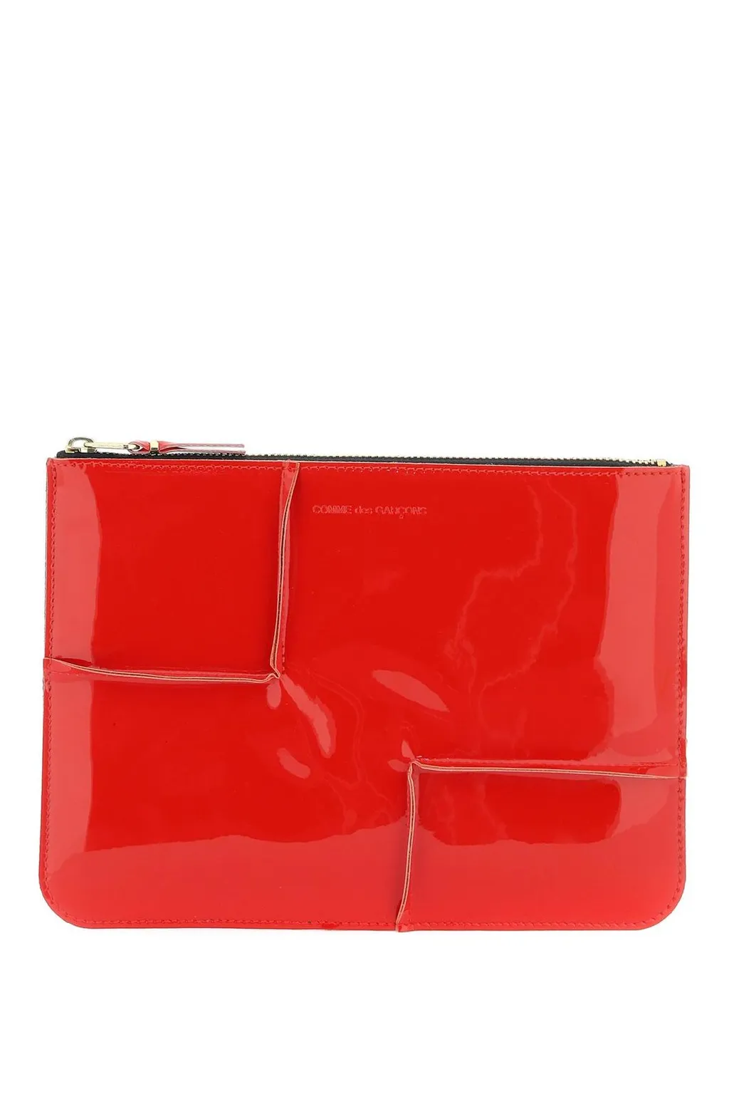 Comme Des GarÇOns Wallet Cdg Reversed Hem Serie Zipped Pouch