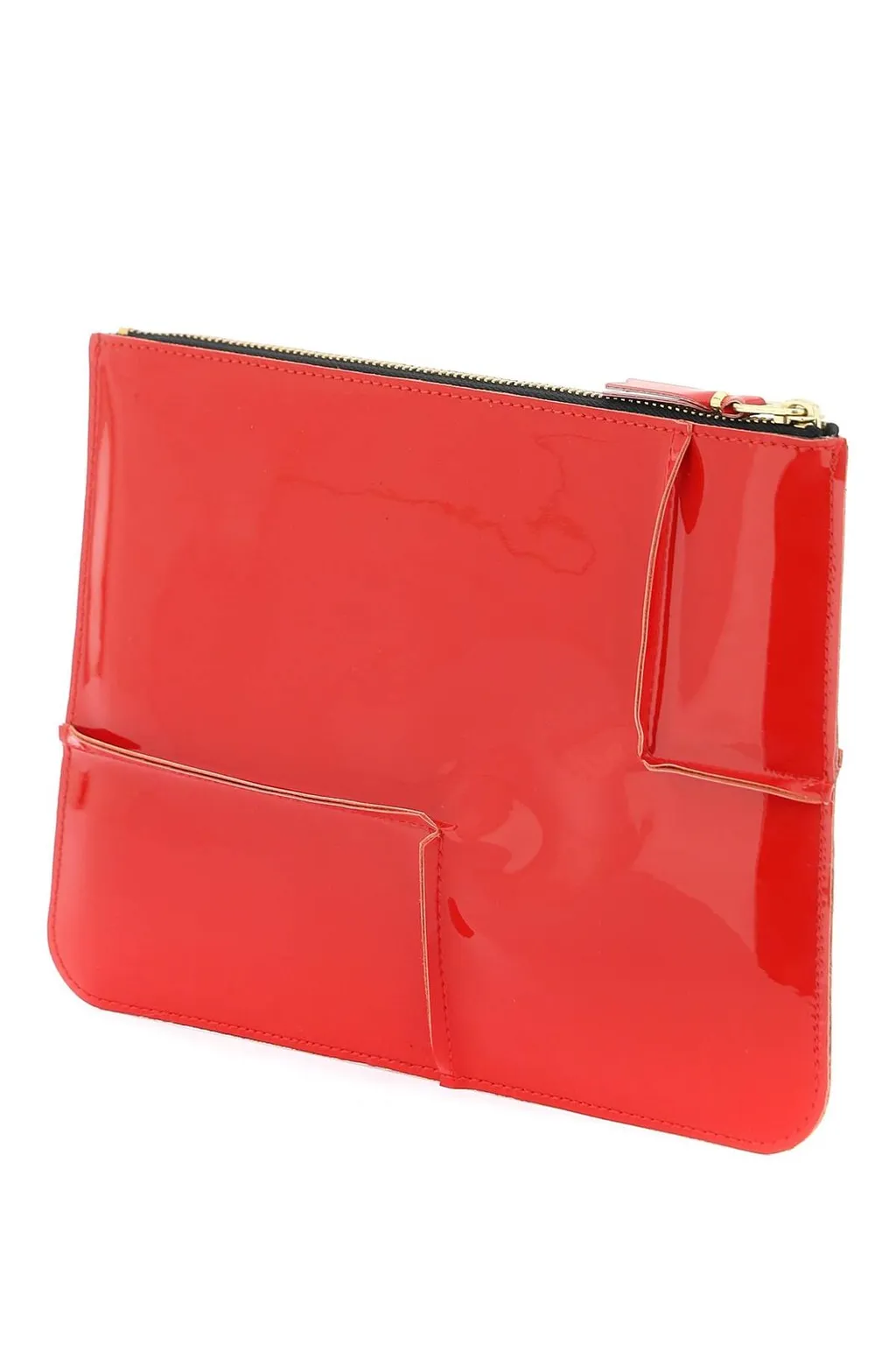 Comme Des GarÇOns Wallet Cdg Reversed Hem Serie Zipped Pouch