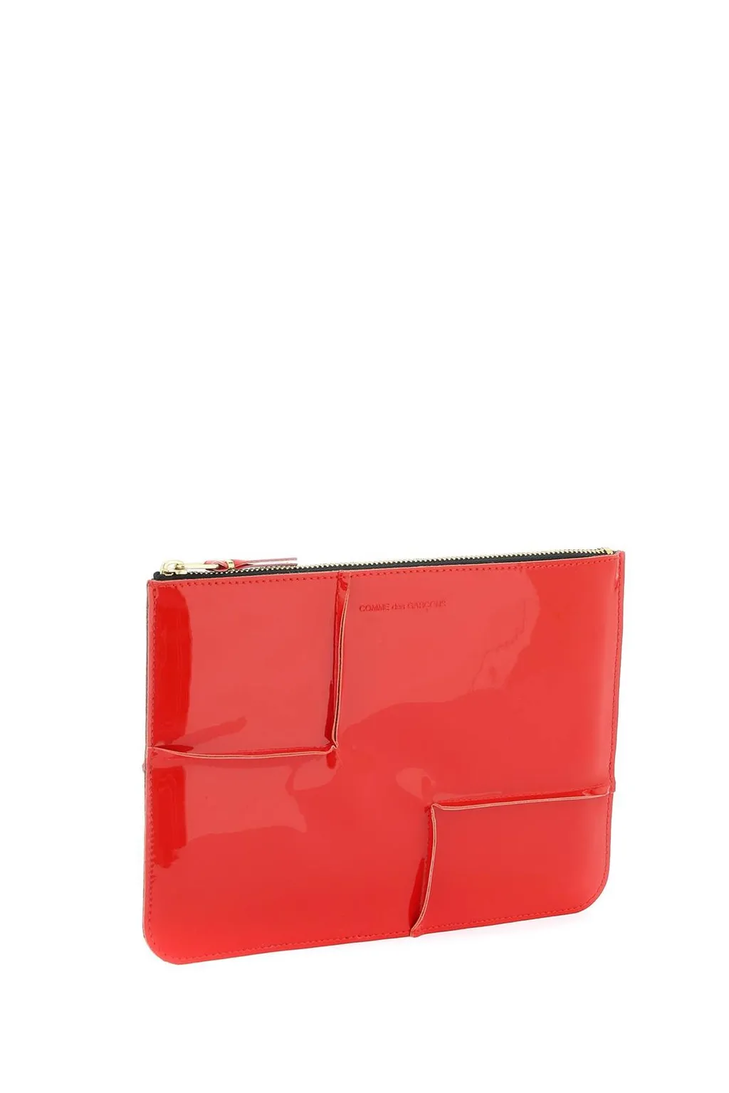 Comme Des GarÇOns Wallet Cdg Reversed Hem Serie Zipped Pouch