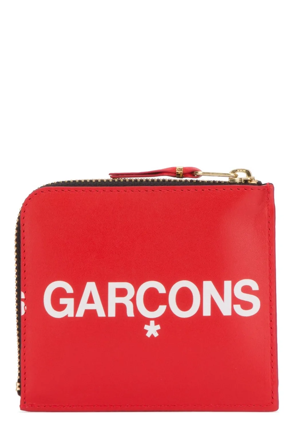 Comme Des GarÇOns Wallet Logo Printed Zipped Wallet