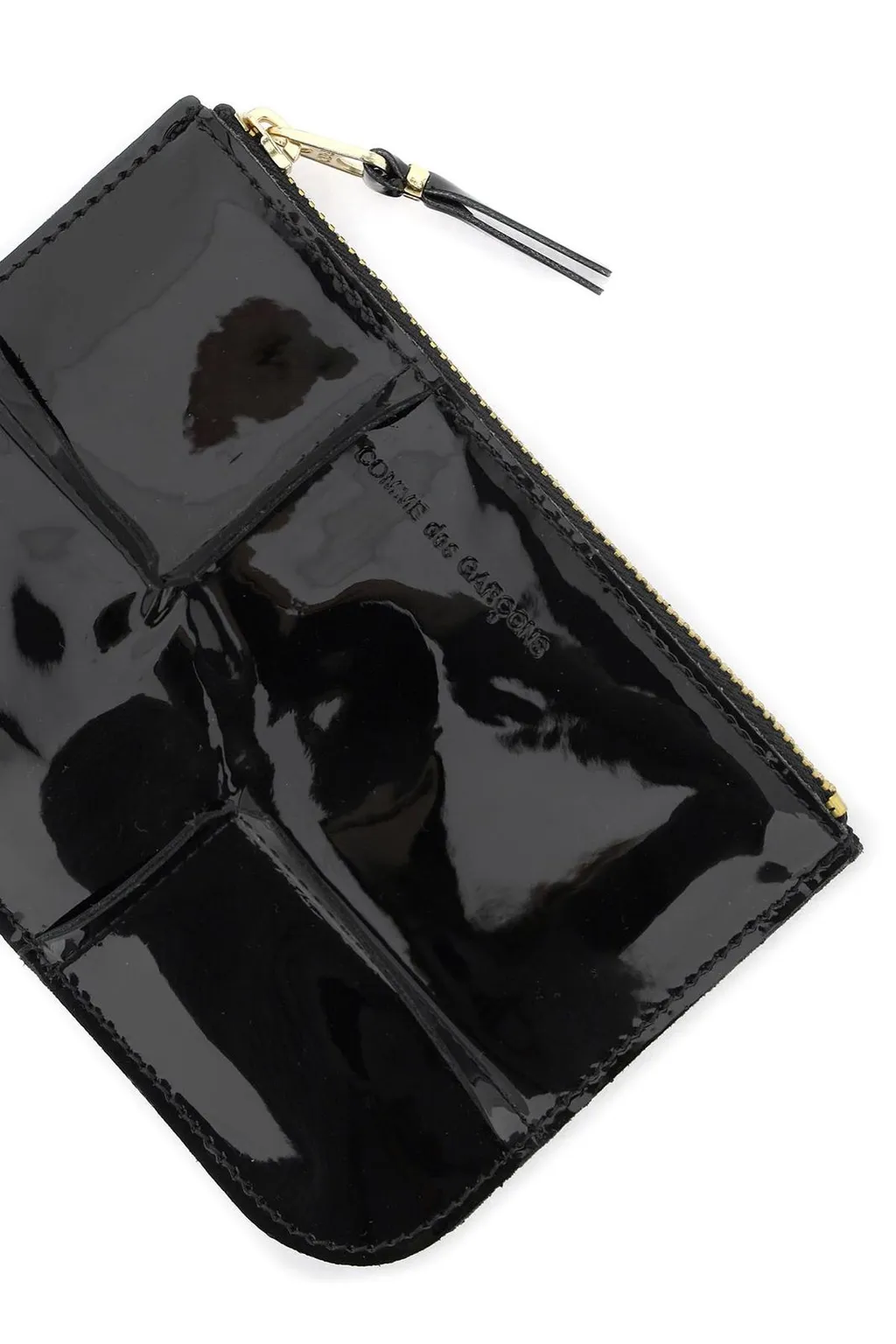 Comme Des GarÇOns Wallet Cdg Reversed Hem Serie Zipped Wallet