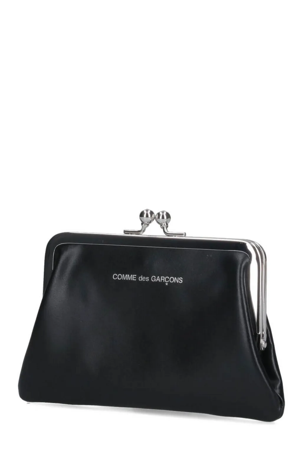 Comme Des GarÇOns Wallet Logo-Printed Kiss-Clasp Purse