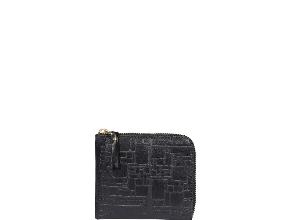 Comme Des GarÇOns Wallet Embossed Compact Wallet