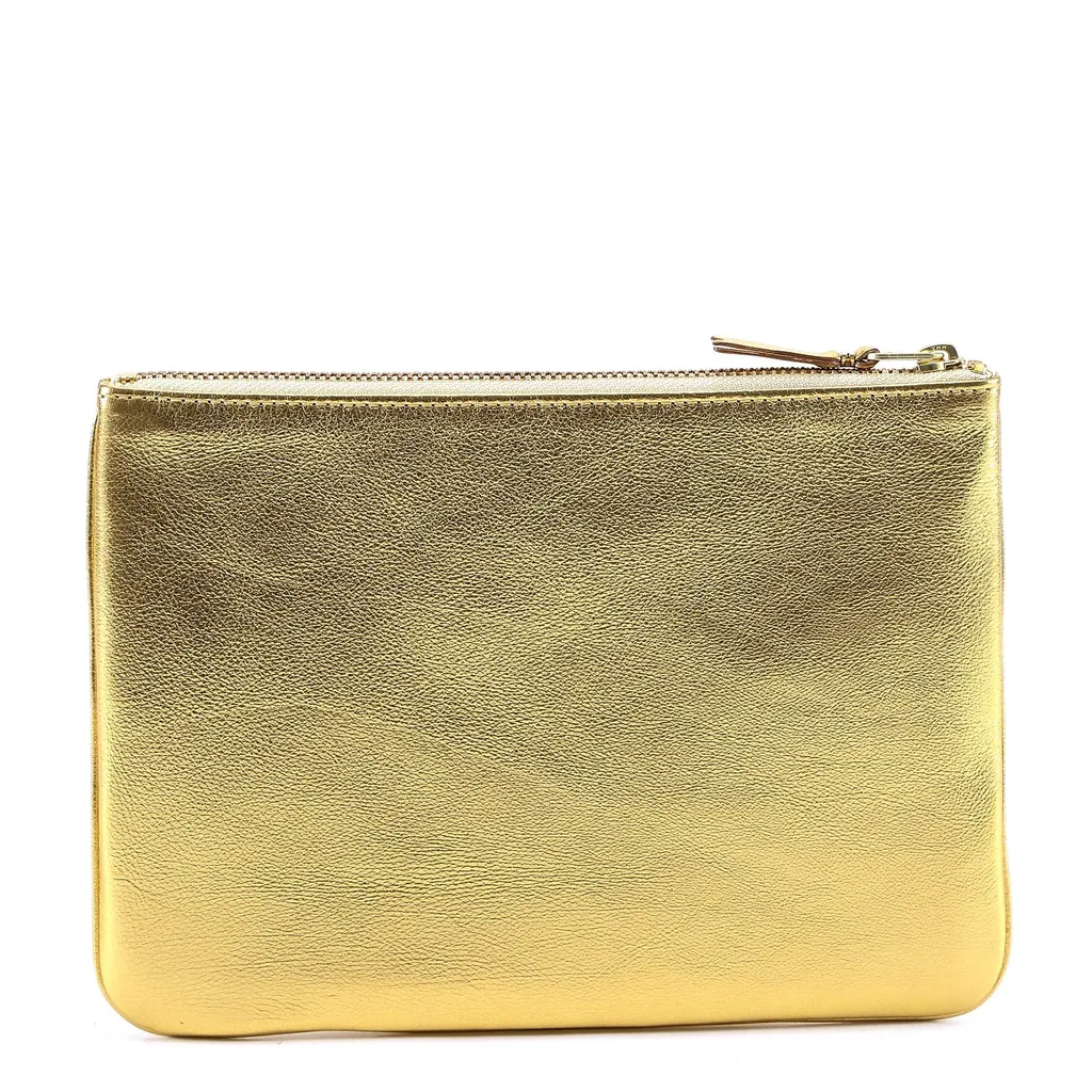 Comme Des GarÇOns Wallet Classic Logo Printed Pouch