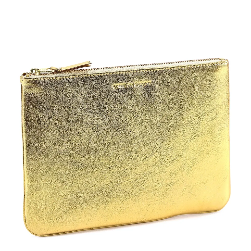 Comme Des GarÇOns Wallet Classic Logo Printed Pouch