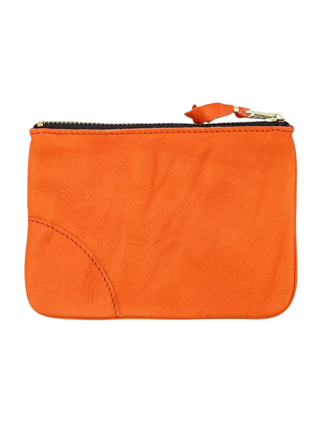 Comme Des GarÇOns Wallet Logo Printed Zip-Up Wallet