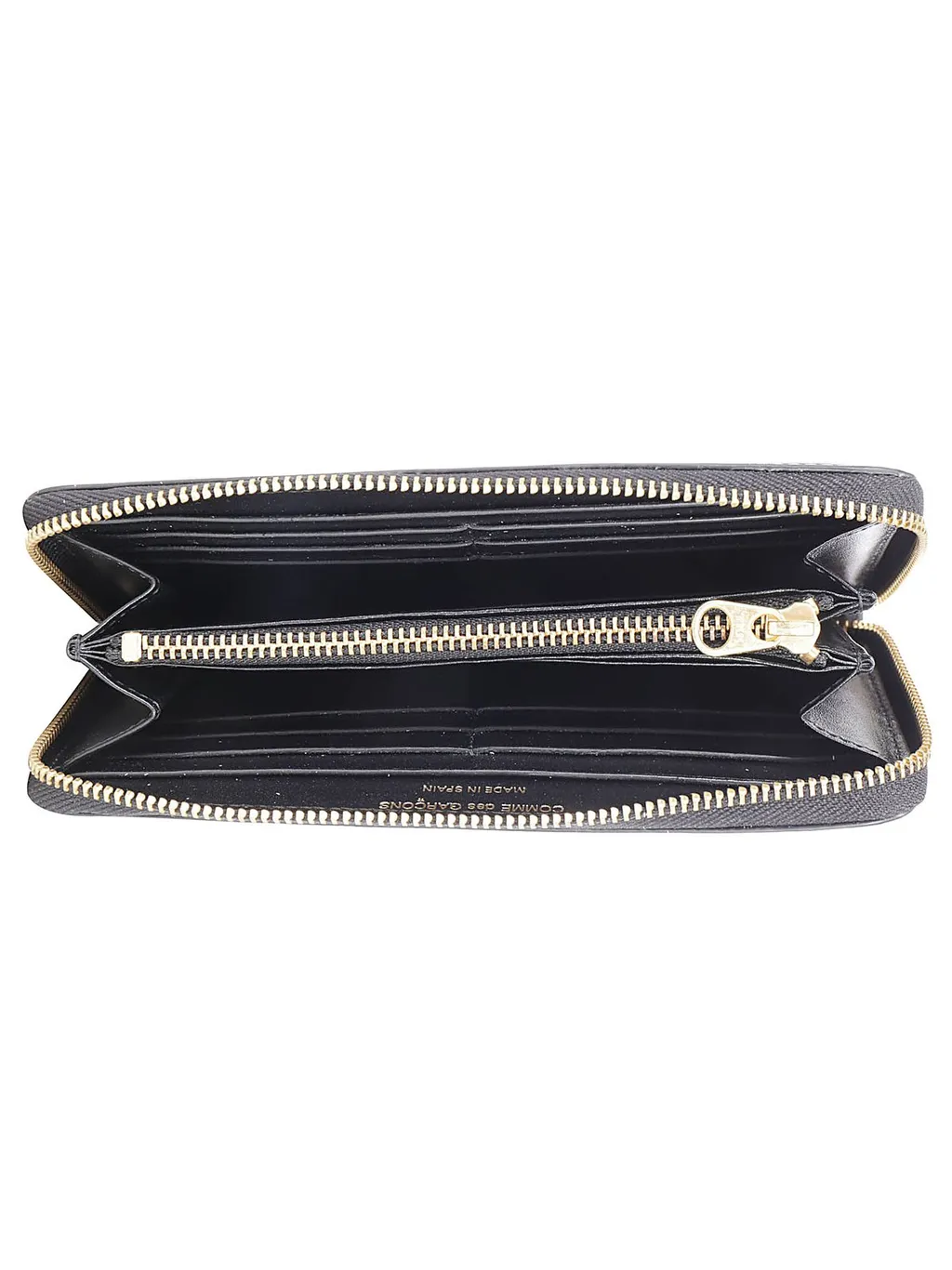 Comme Des GarÇOns Wallet Logo Printed Zipped Wallet