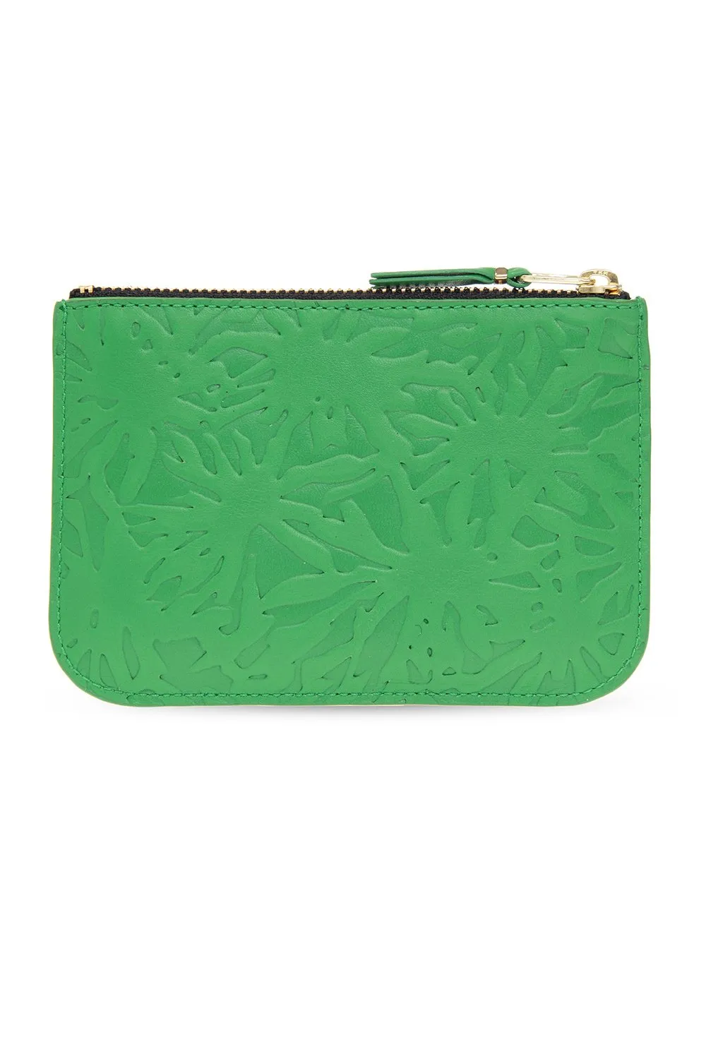 Comme Des GarÇOns Wallet All-Over Embossed Zipped Wallet