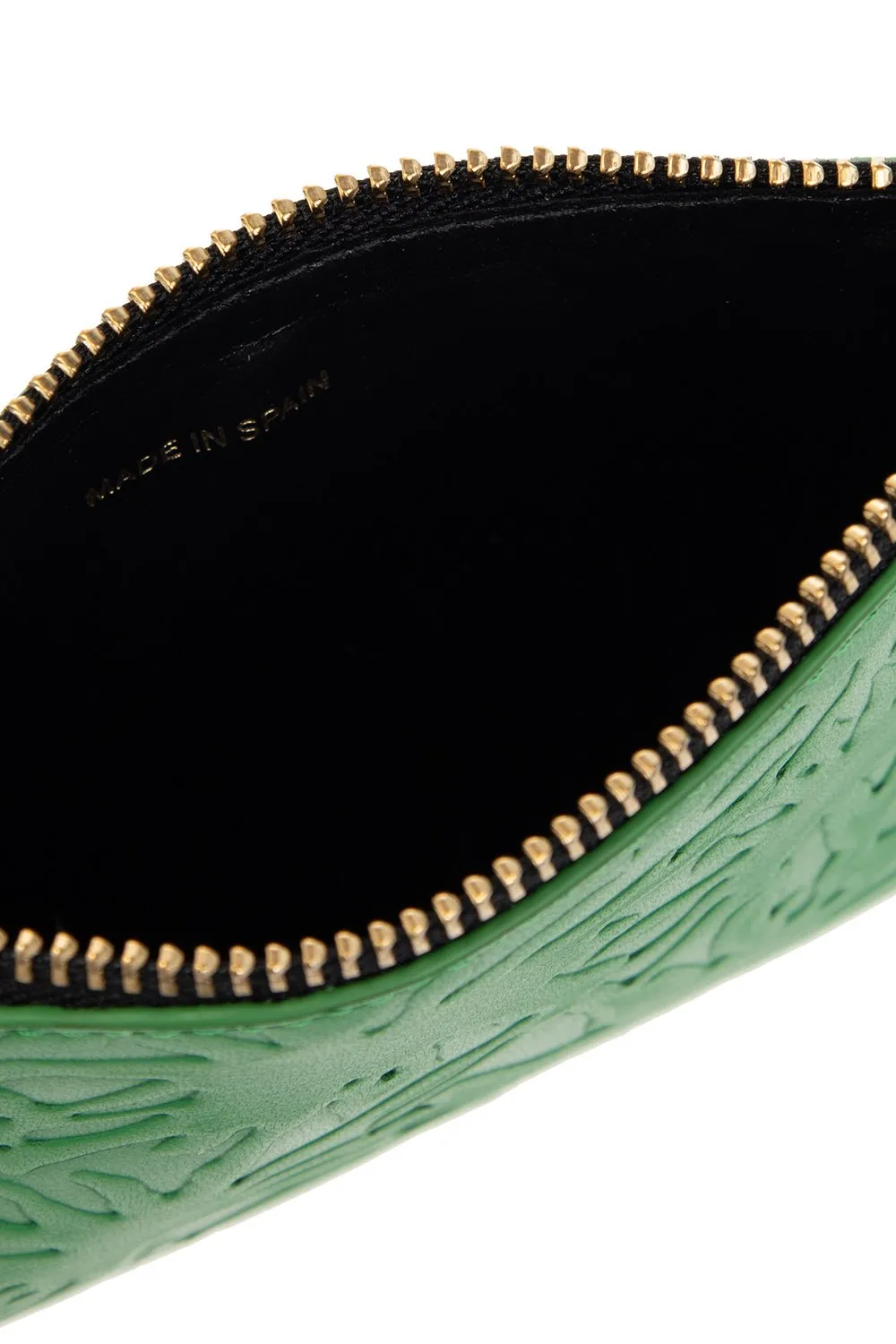 Comme Des GarÇOns Wallet All-Over Embossed Zipped Wallet