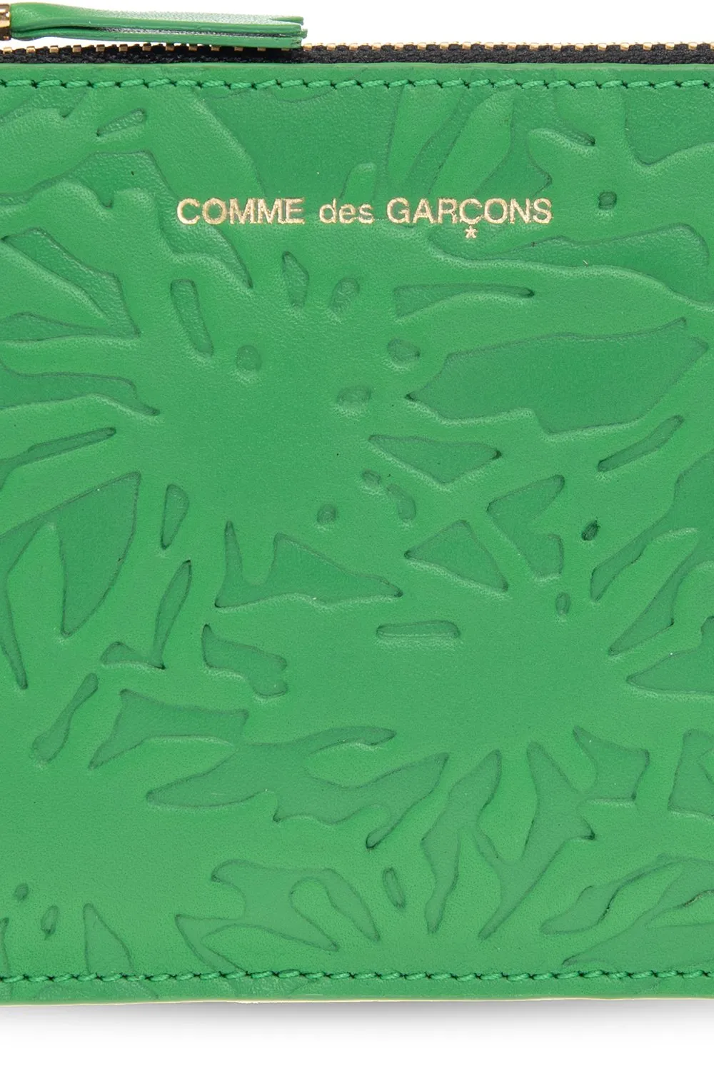 Comme Des GarÇOns Wallet All-Over Embossed Zipped Wallet