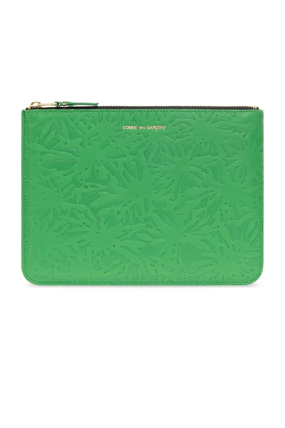 Comme Des GarÇOns Wallet All-Over Embossed Zipped Wallet