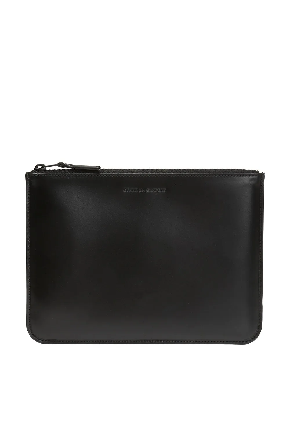 Comme Des GarÇOns Wallet Logo Embossed Zipped Wallet