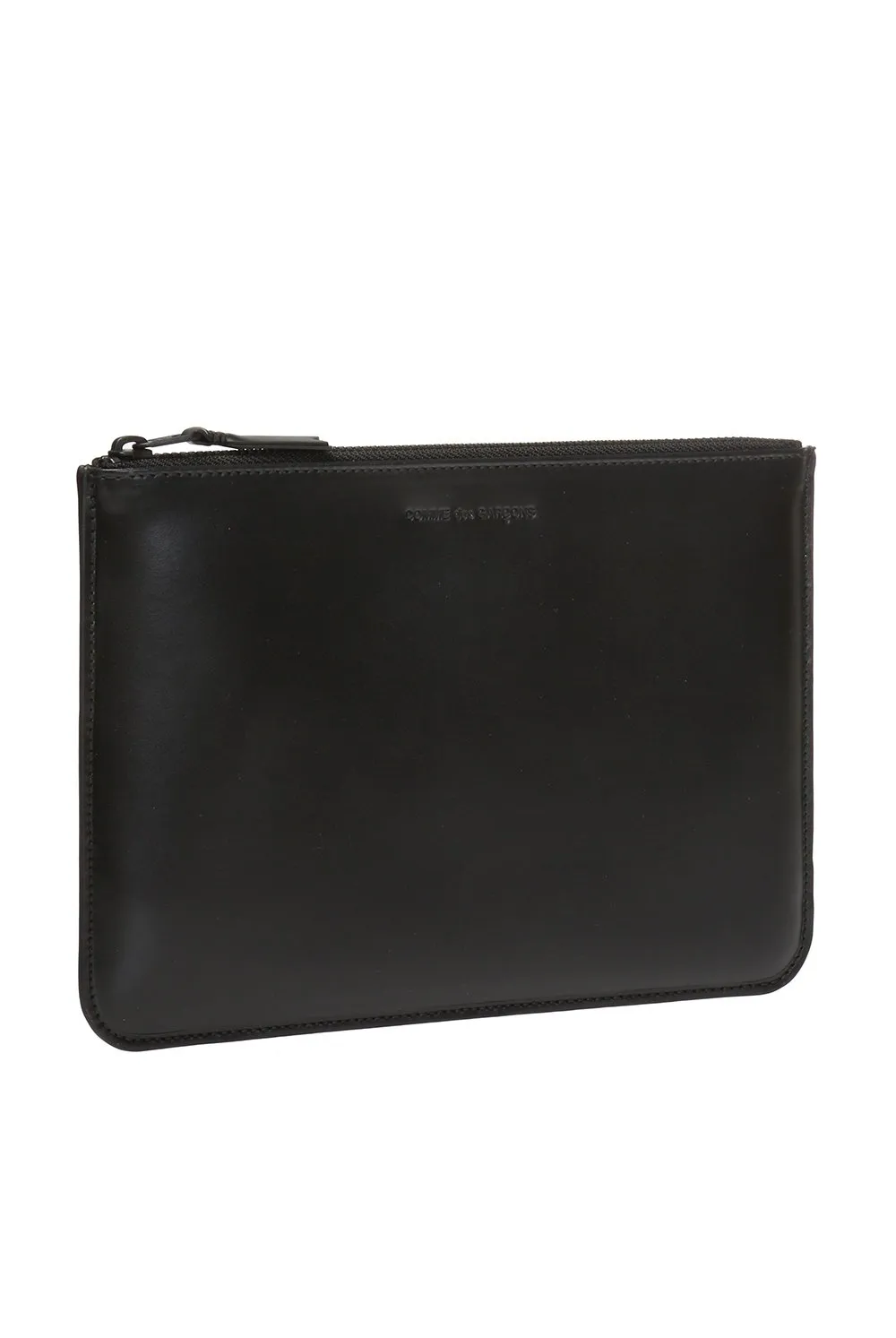 Comme Des GarÇOns Wallet Logo Embossed Zipped Wallet