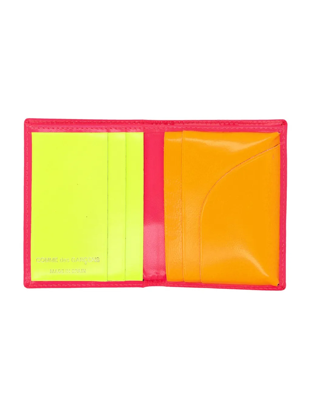Comme Des GarÇOns Wallet Super Fluo Small Bifold Wallet