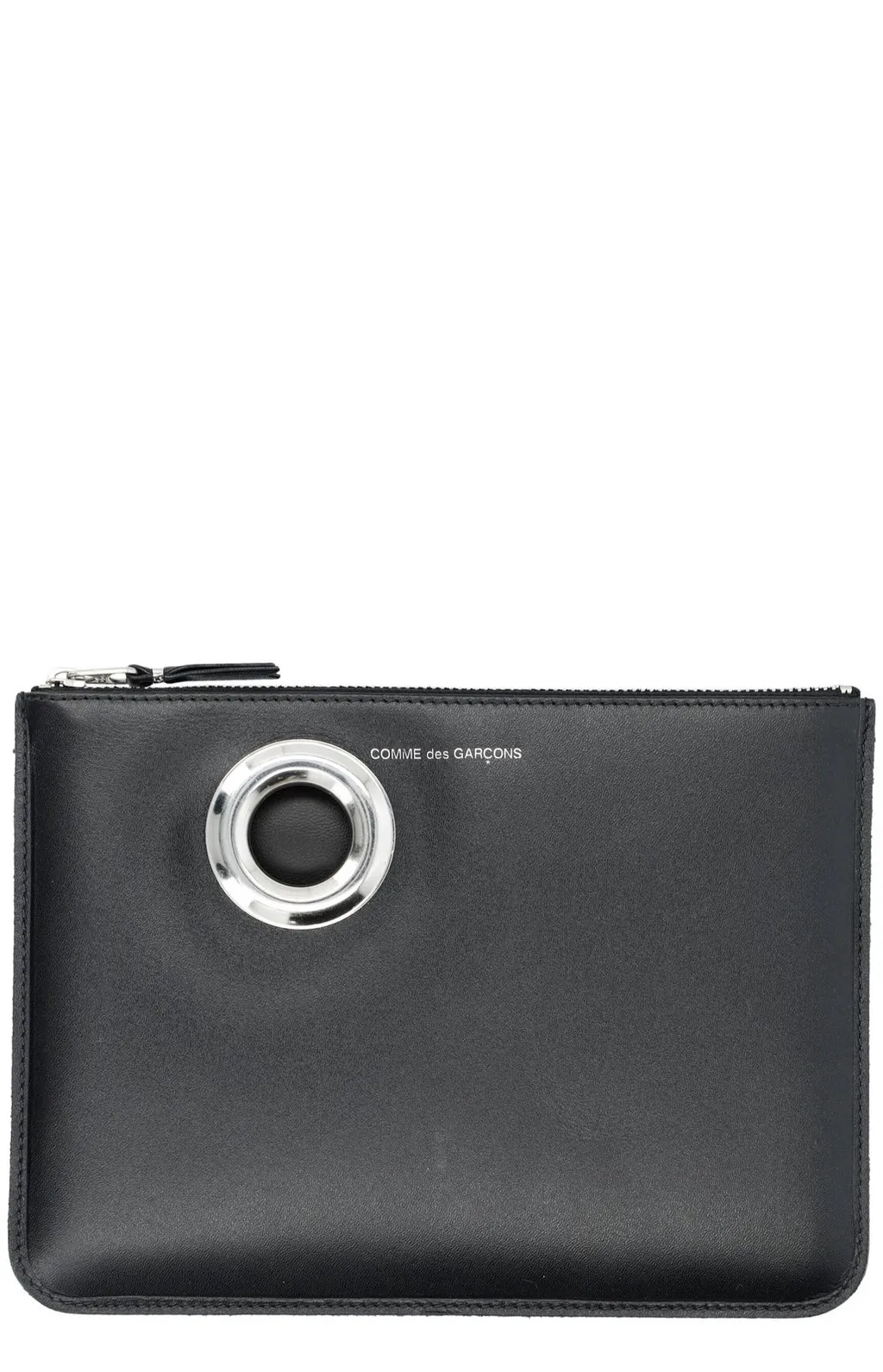 Comme Des GarÇOns Wallet Eyelet Detailed Zip-Up Wallet