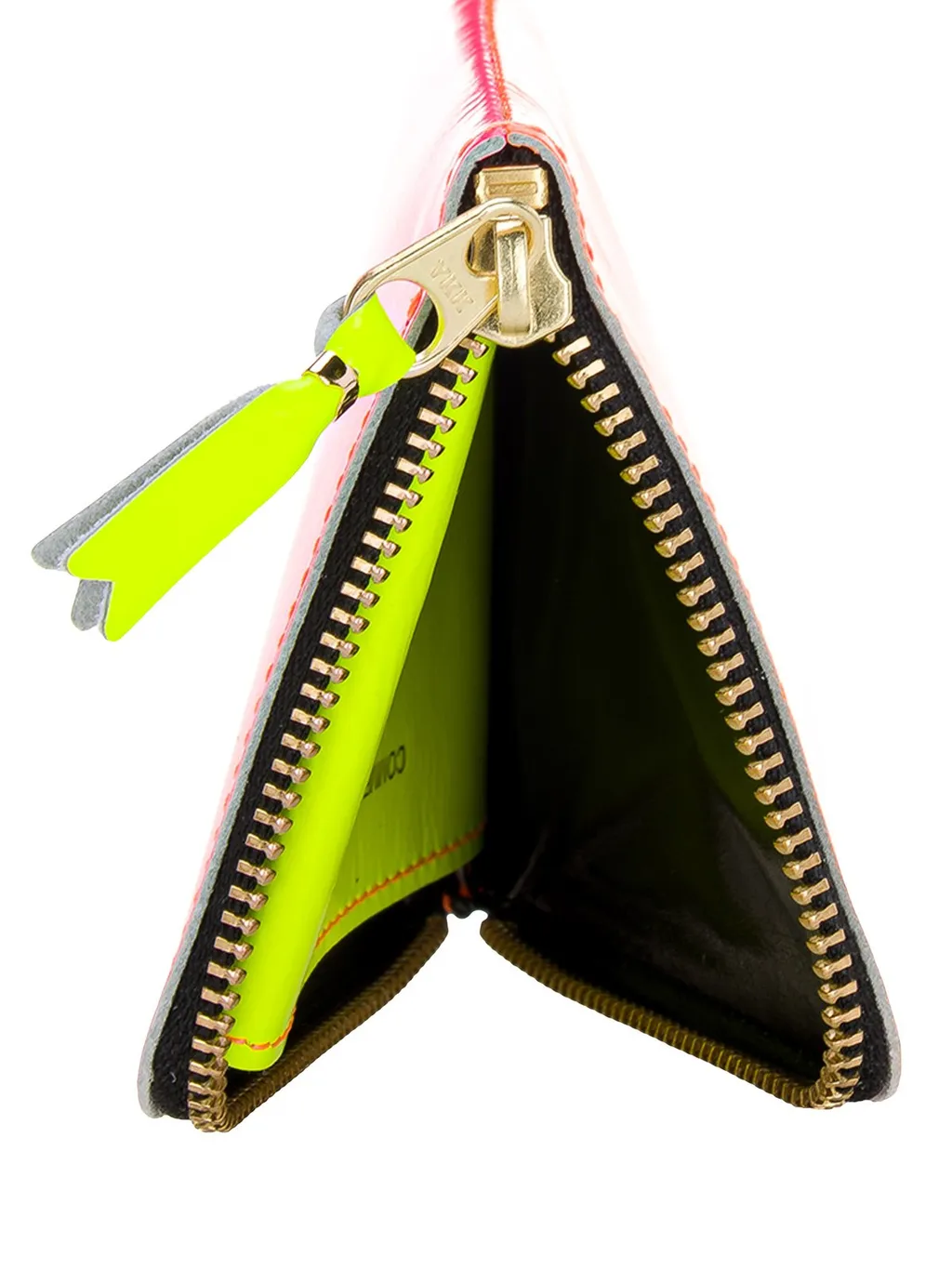 Comme Des GarÇOns Wallet Small Super Fluo Zip Wallet
