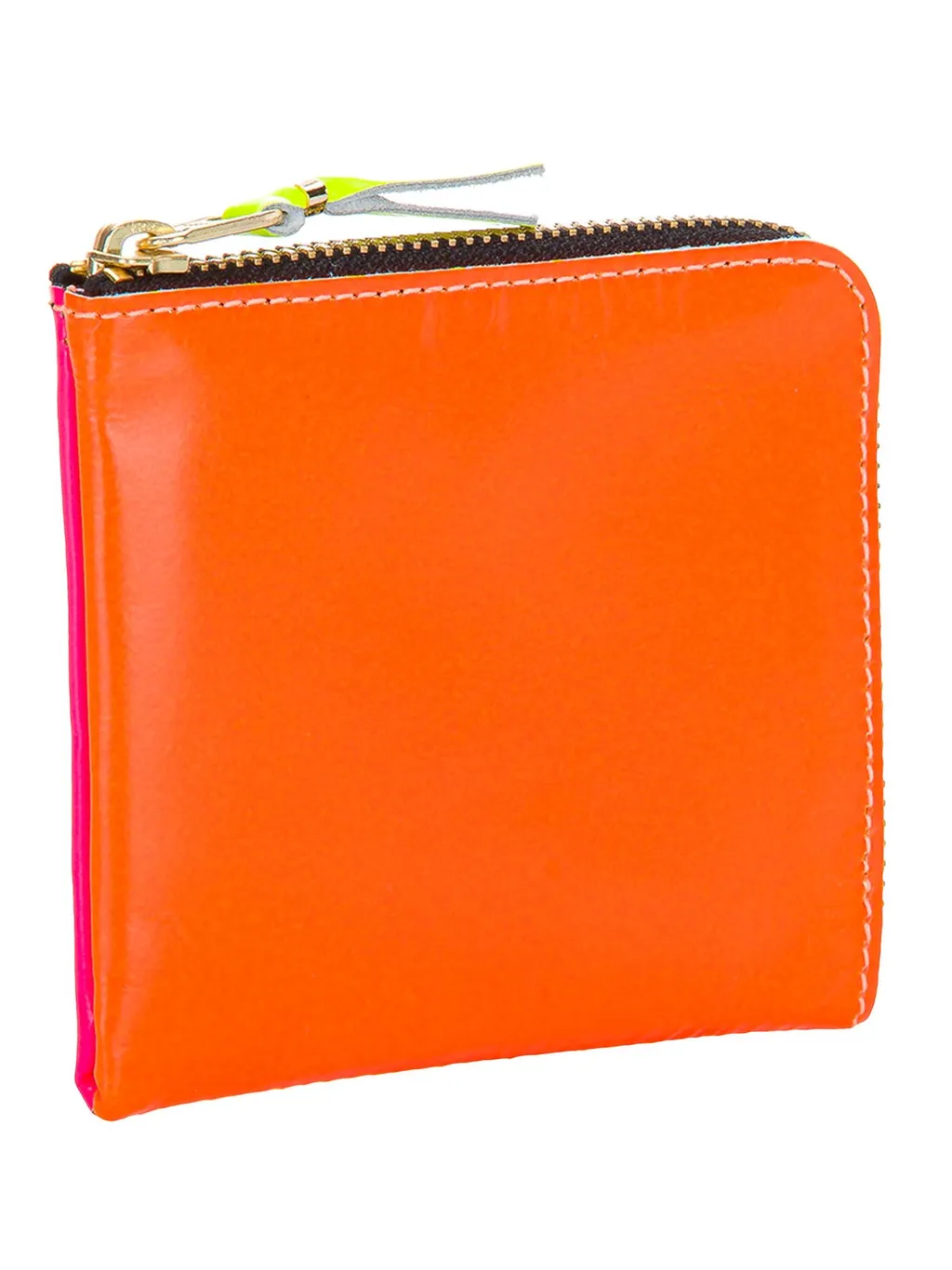 Comme Des GarÇOns Wallet Small Super Fluo Zip Wallet