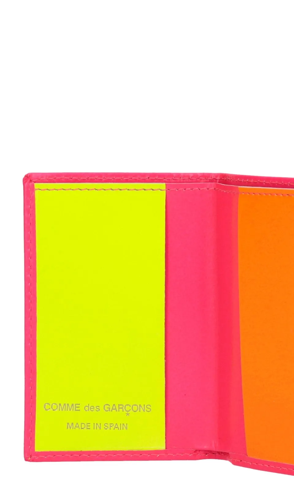 Comme Des GarÇOns Wallet New Super Fluo Wallet