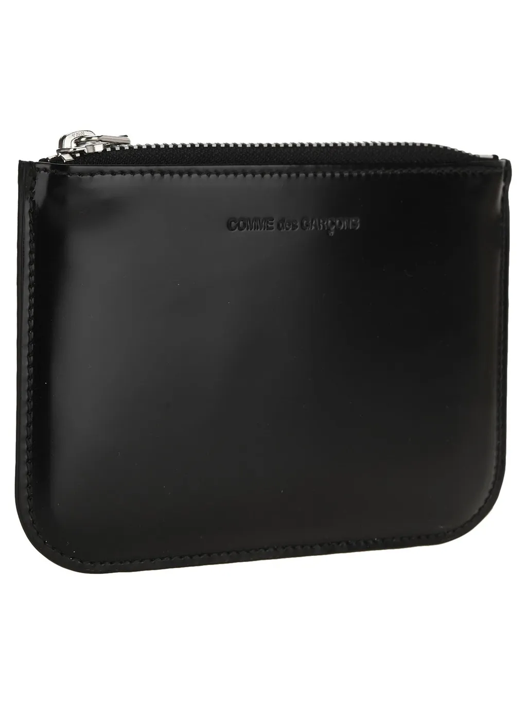 Comme Des GarÇOns Wallet Logo Embossed Zipped Wallet