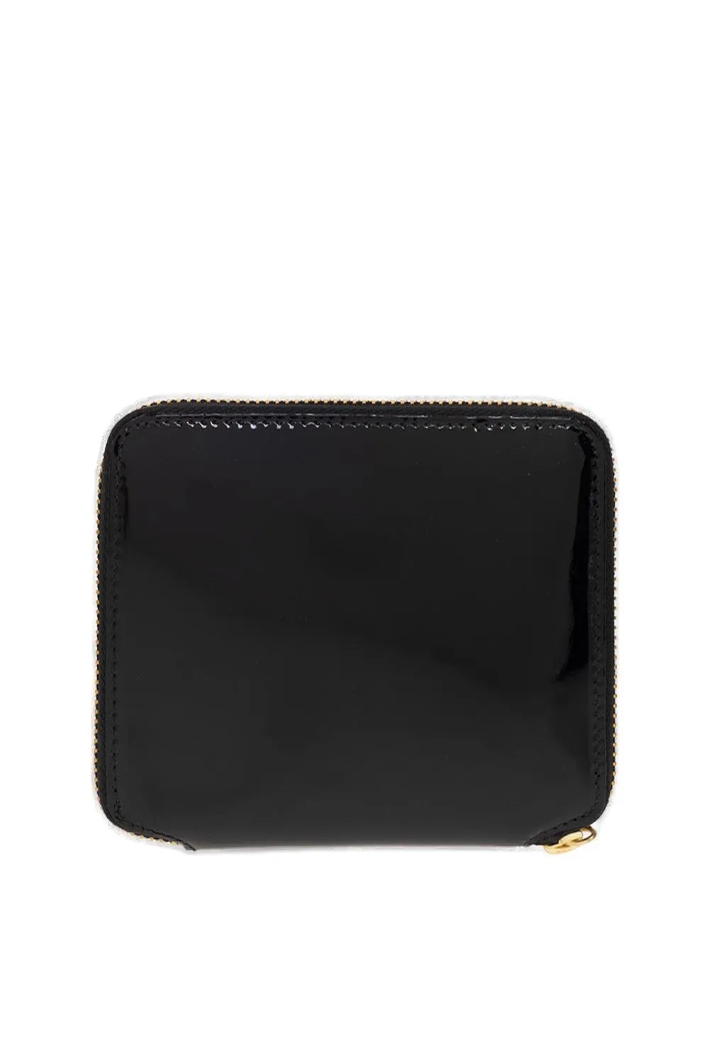 Comme Des GarÇOns Wallet Patent Polka Dot Zipped Wallet