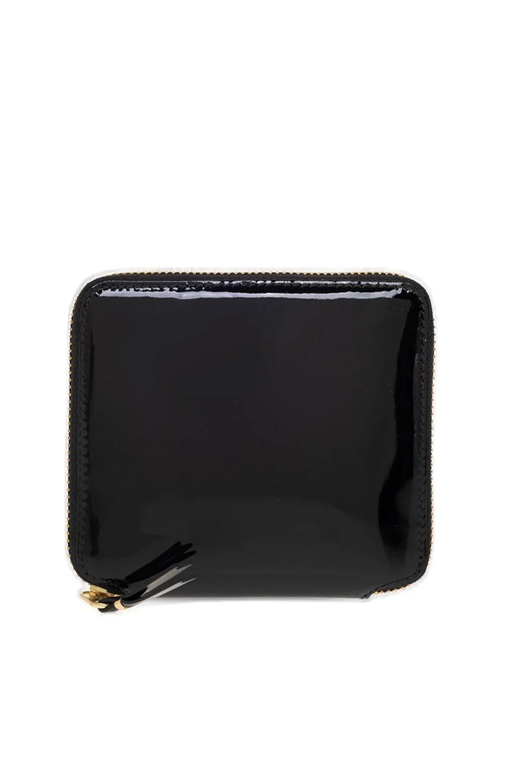 Comme Des GarÇOns Wallet Patent Polka Dot Zipped Wallet
