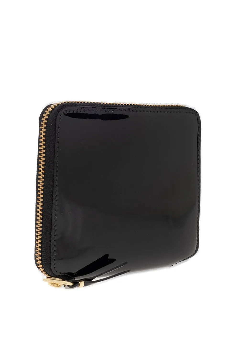 Comme Des GarÇOns Wallet Patent Polka Dot Zipped Wallet