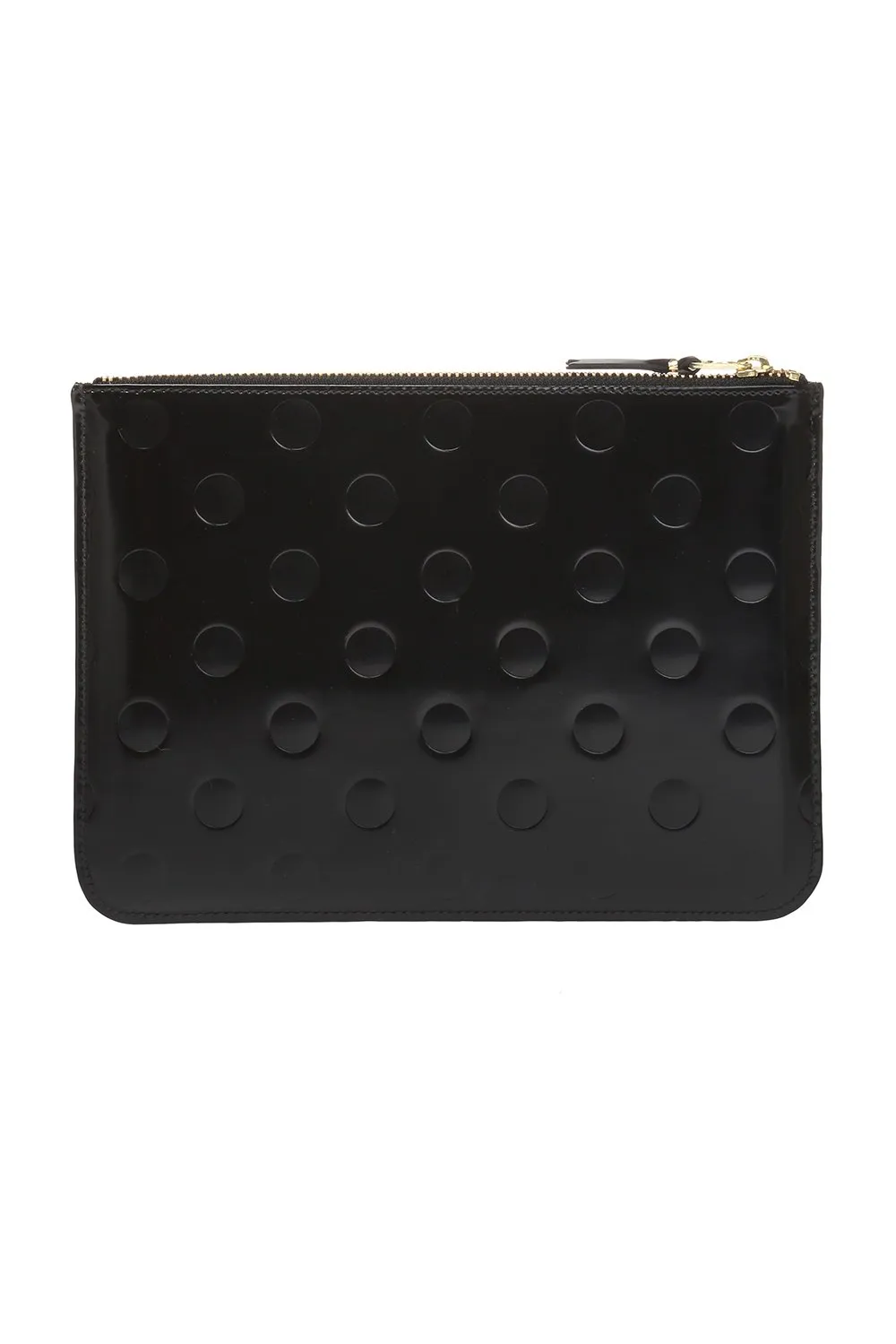 Comme Des GarÇOns Wallet Dot Embossed Zipped Wallet