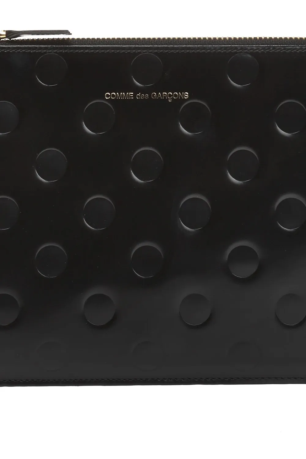 Comme Des GarÇOns Wallet Dot Embossed Zipped Wallet