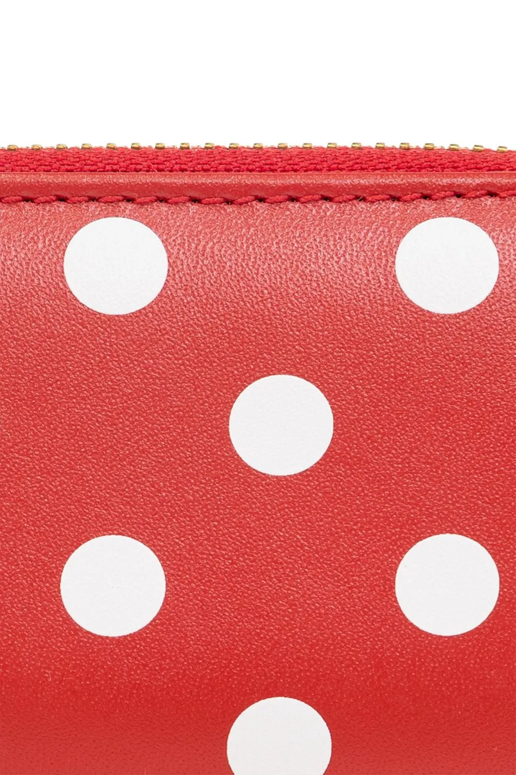Comme Des GarÇOns Wallet Polka Dot Printed Zipped Wallet