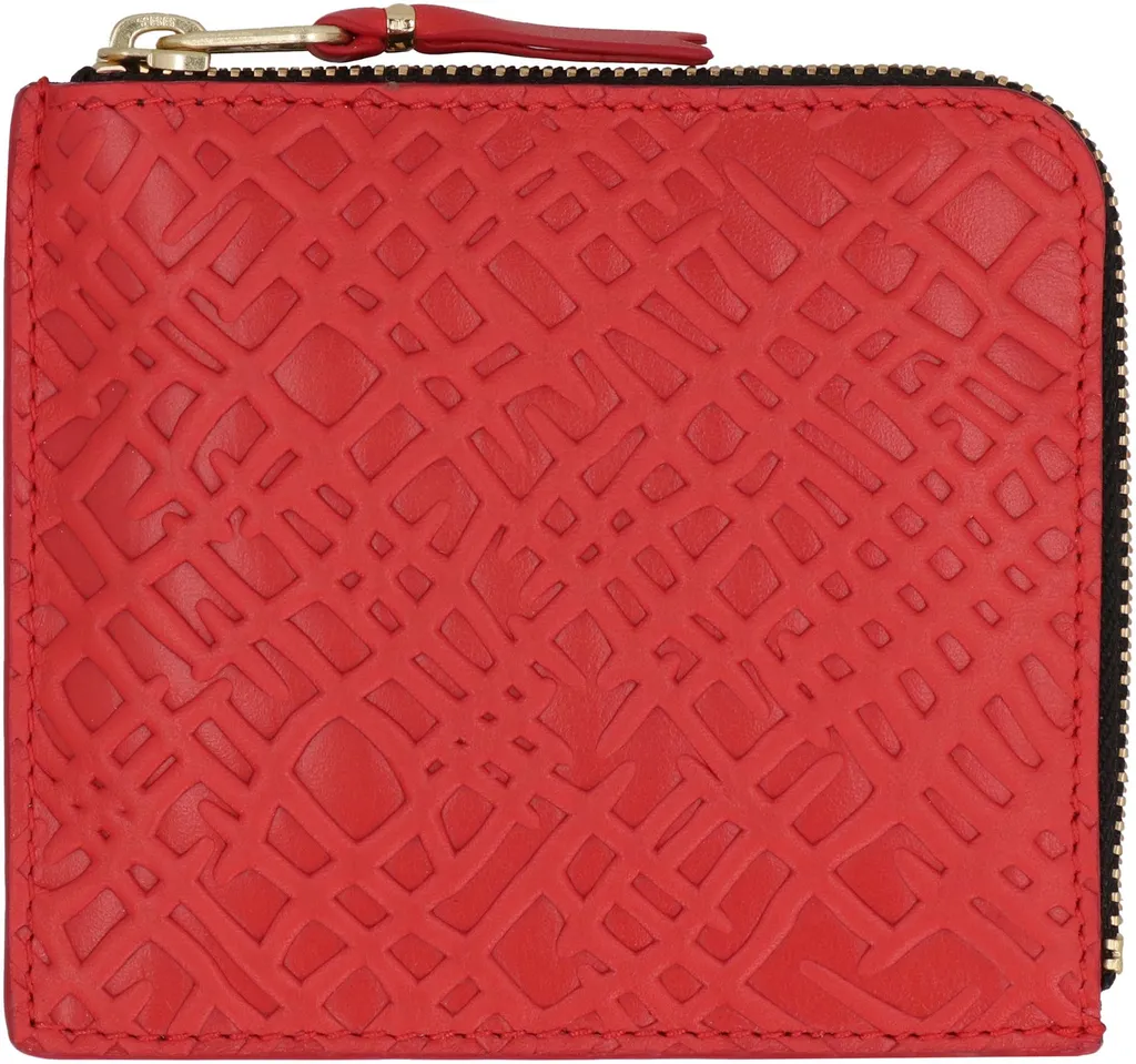 Comme Des GarÇOns Wallet All-Over Embossed Detail Wallet