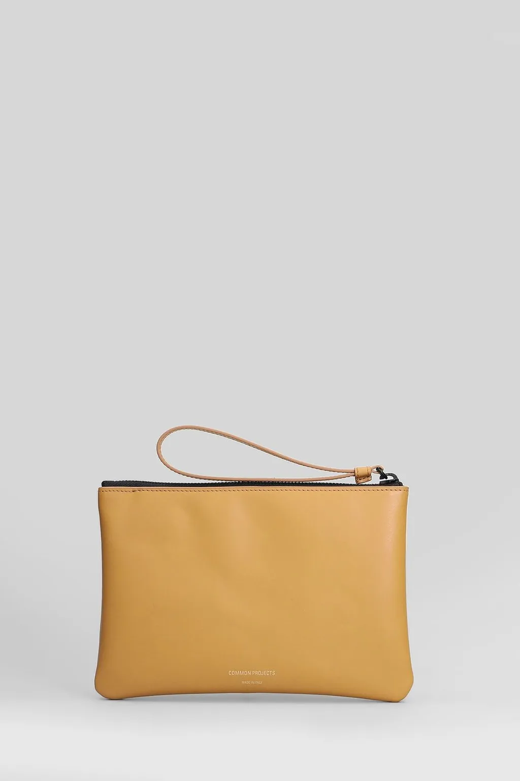 Common Projects Logo Stamp Zipped Clutch Bag