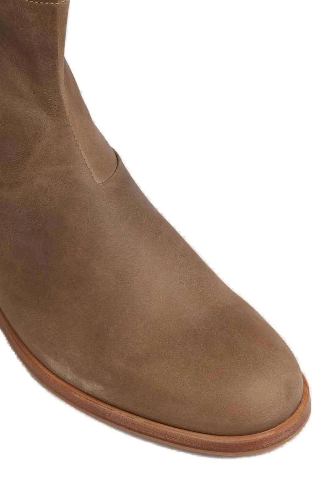 Common Projects Round Toe Zipped Ankle Boots