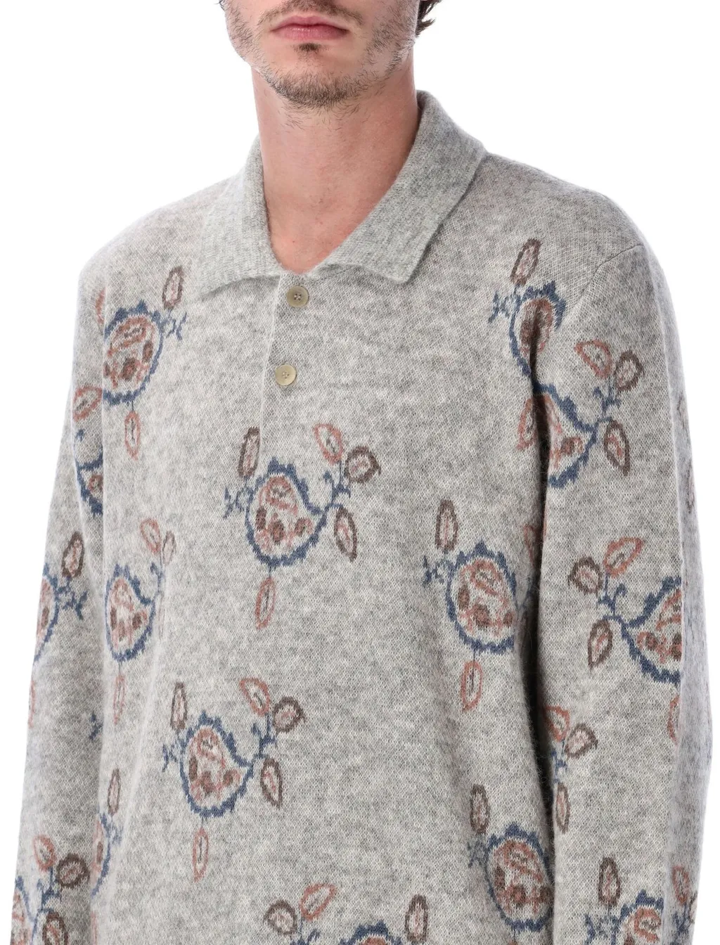 Corridor Maya Jacquard Polo Knitwear