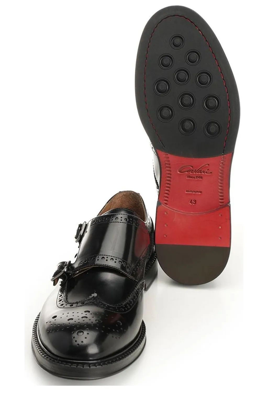 Corvari Wembley Double Buckle Shoes