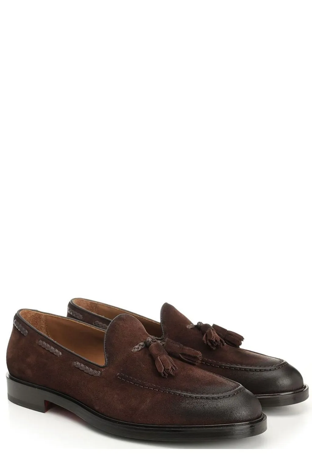 Corvari Tassel Suede Loafers