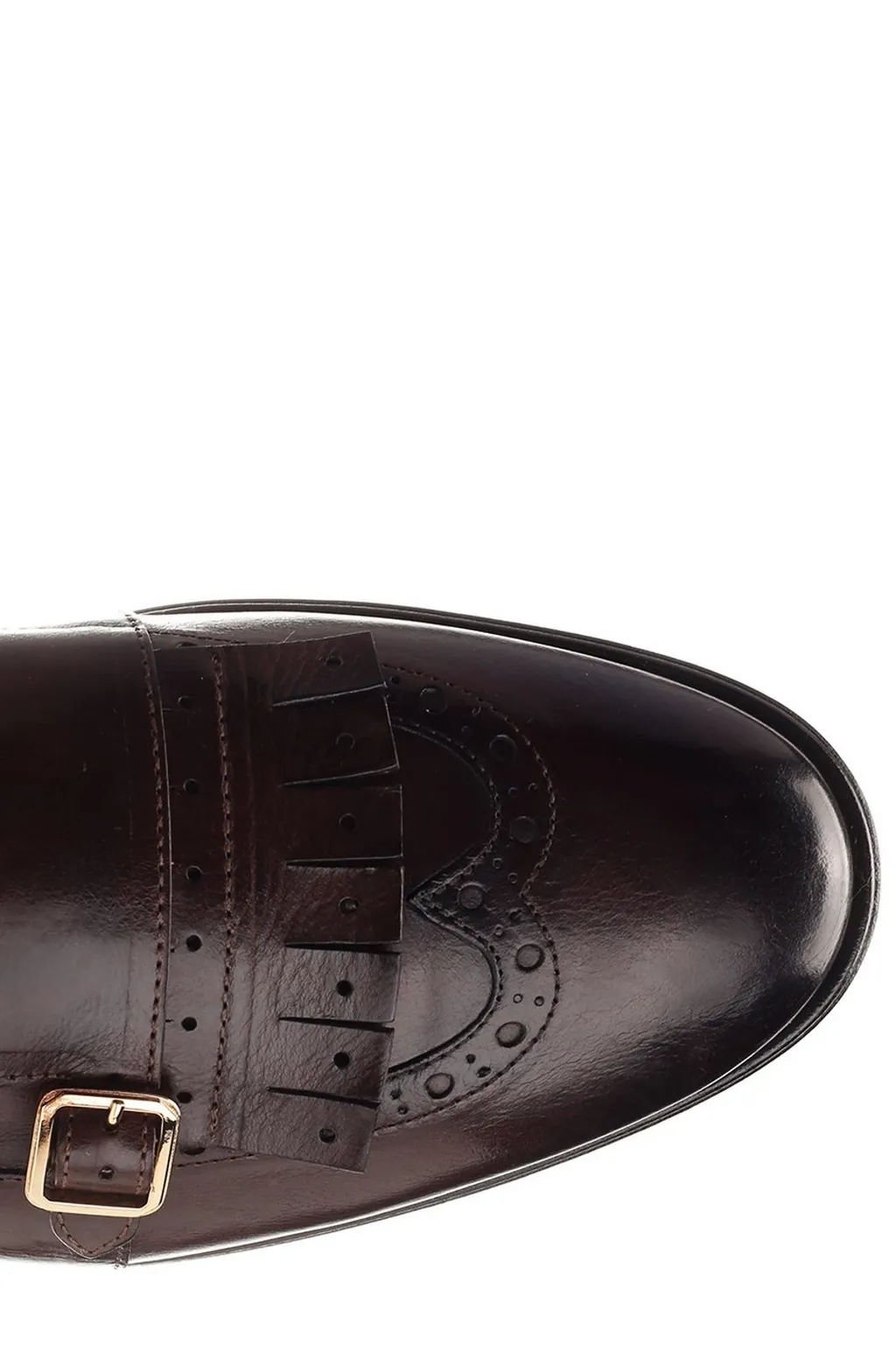 Corvari Double-Buckle Fringed Loafers