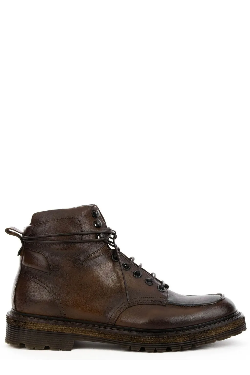 Corvari Mahogany Lace-Up Ankle Boots