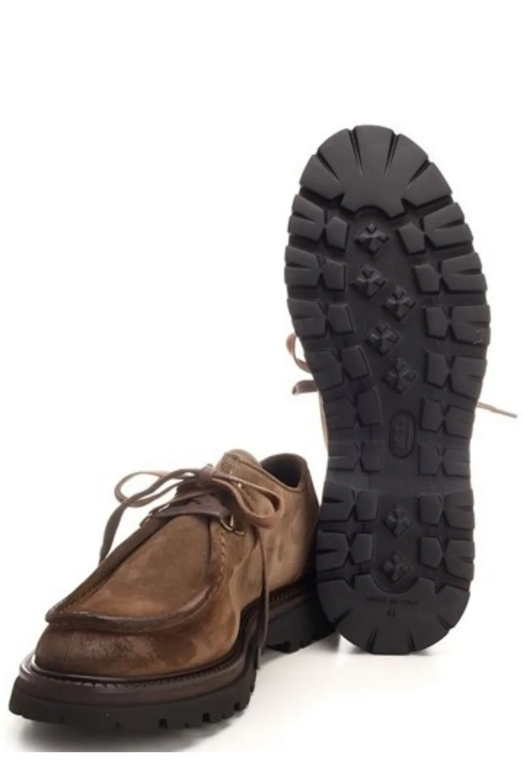 Corvari Round-Toe Lace-Up Shoes