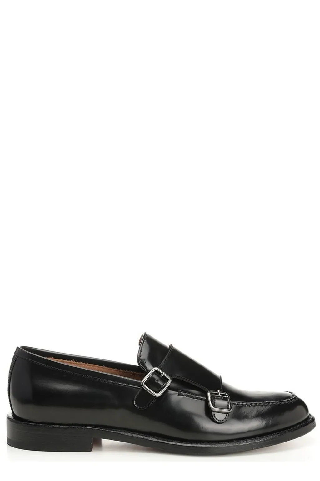 Corvari Double Buckle Slip-On Moccasins