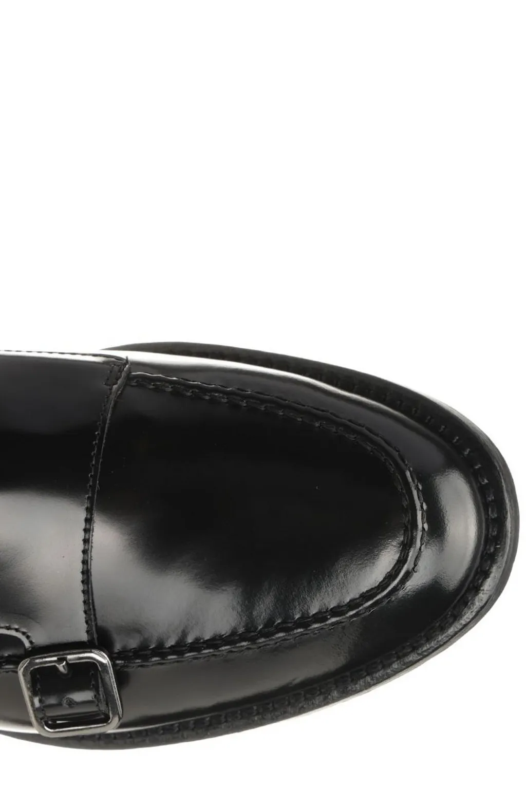 Corvari Double Buckle Slip-On Moccasins