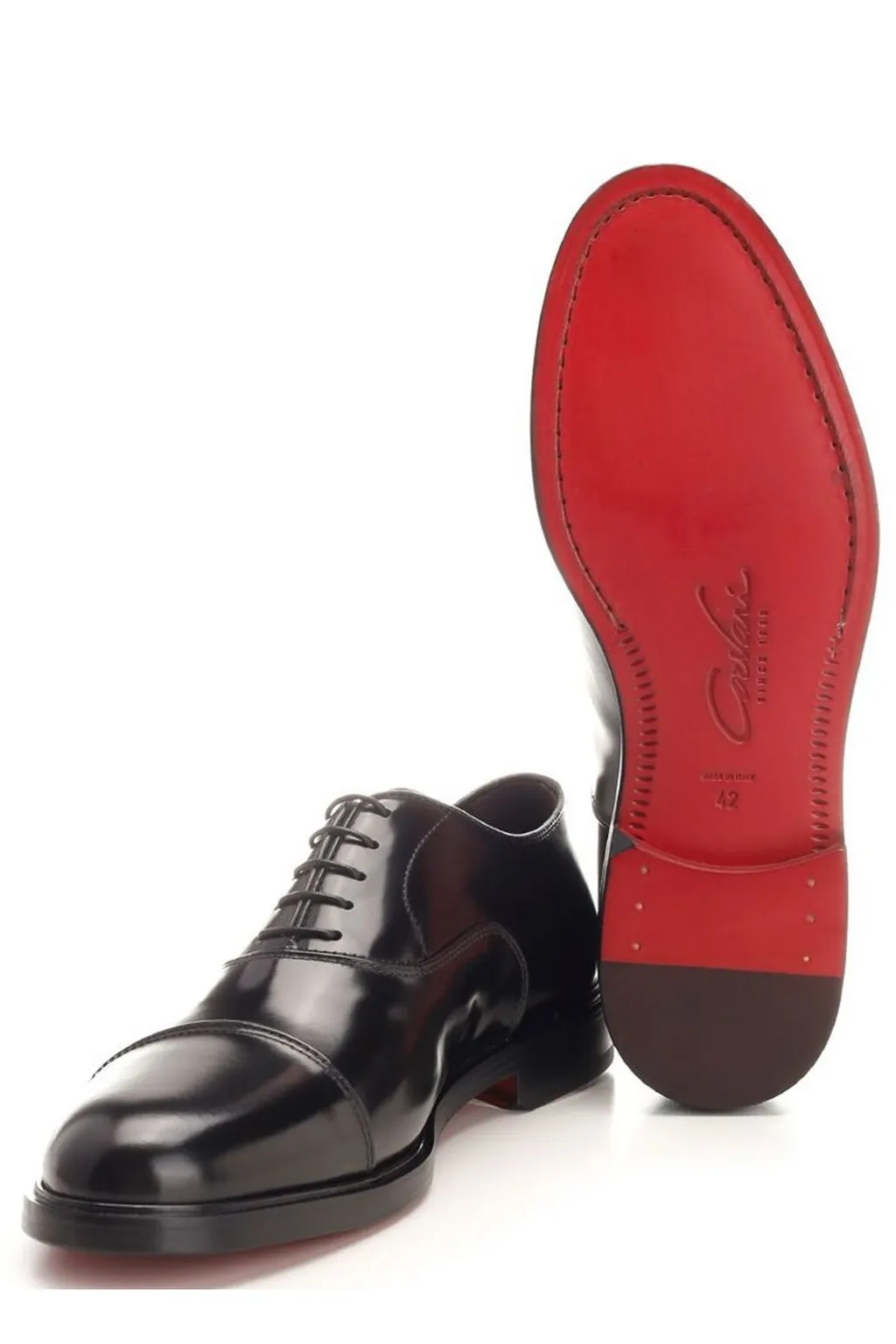 Corvari Almond-Toe Lace-Up Derby Shoes