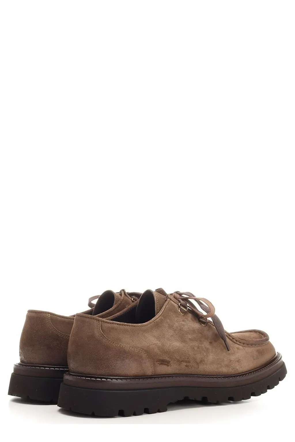 Corvari Suede Tank Lace-Up Shoes