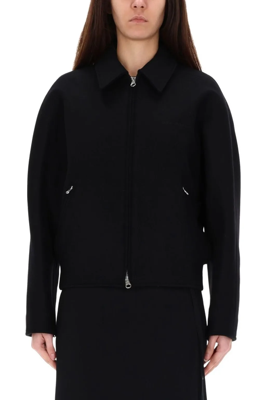 CourrÈGes Embroidered Bomber Jacket