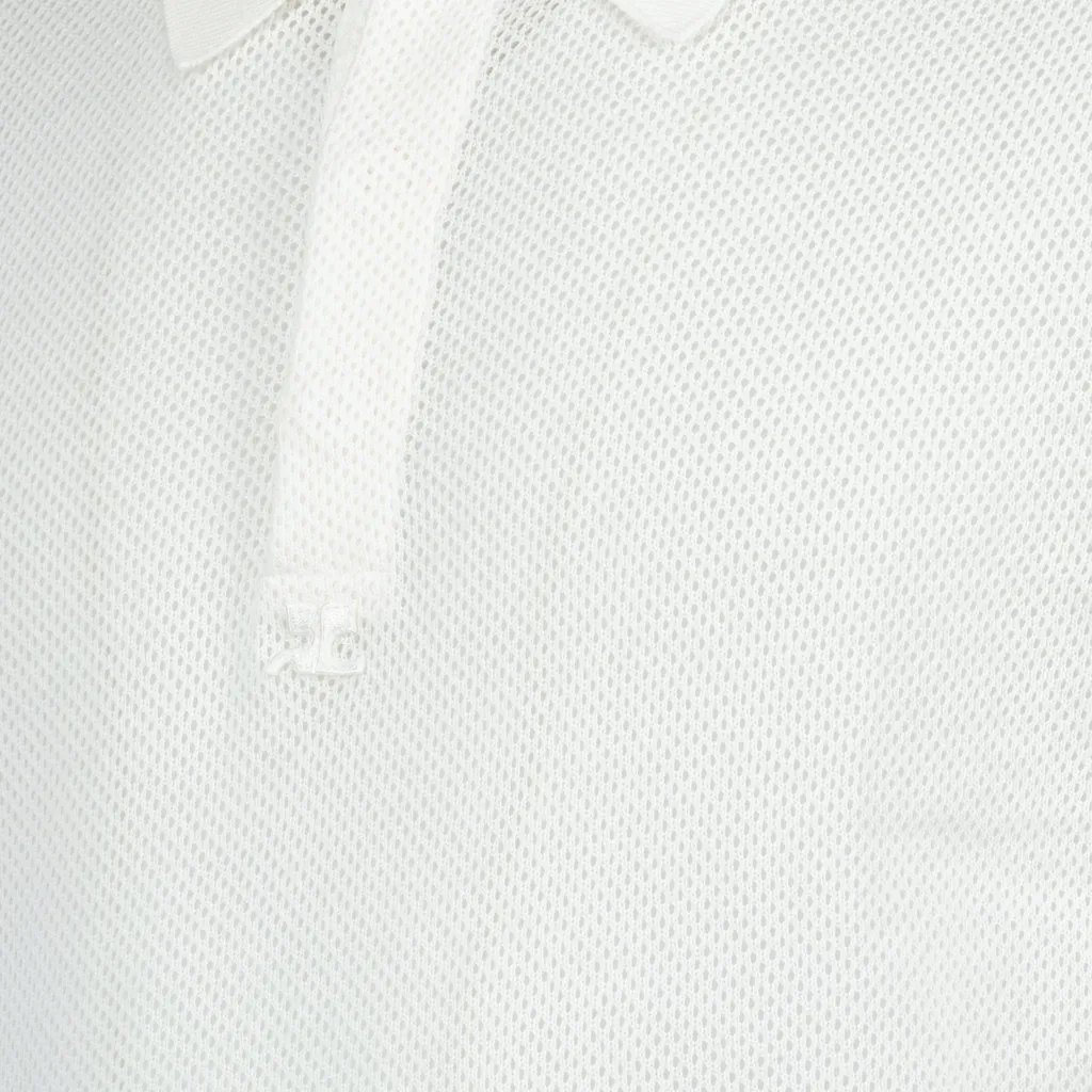 CourrÈGes Logo Embroidered Polo Shirt