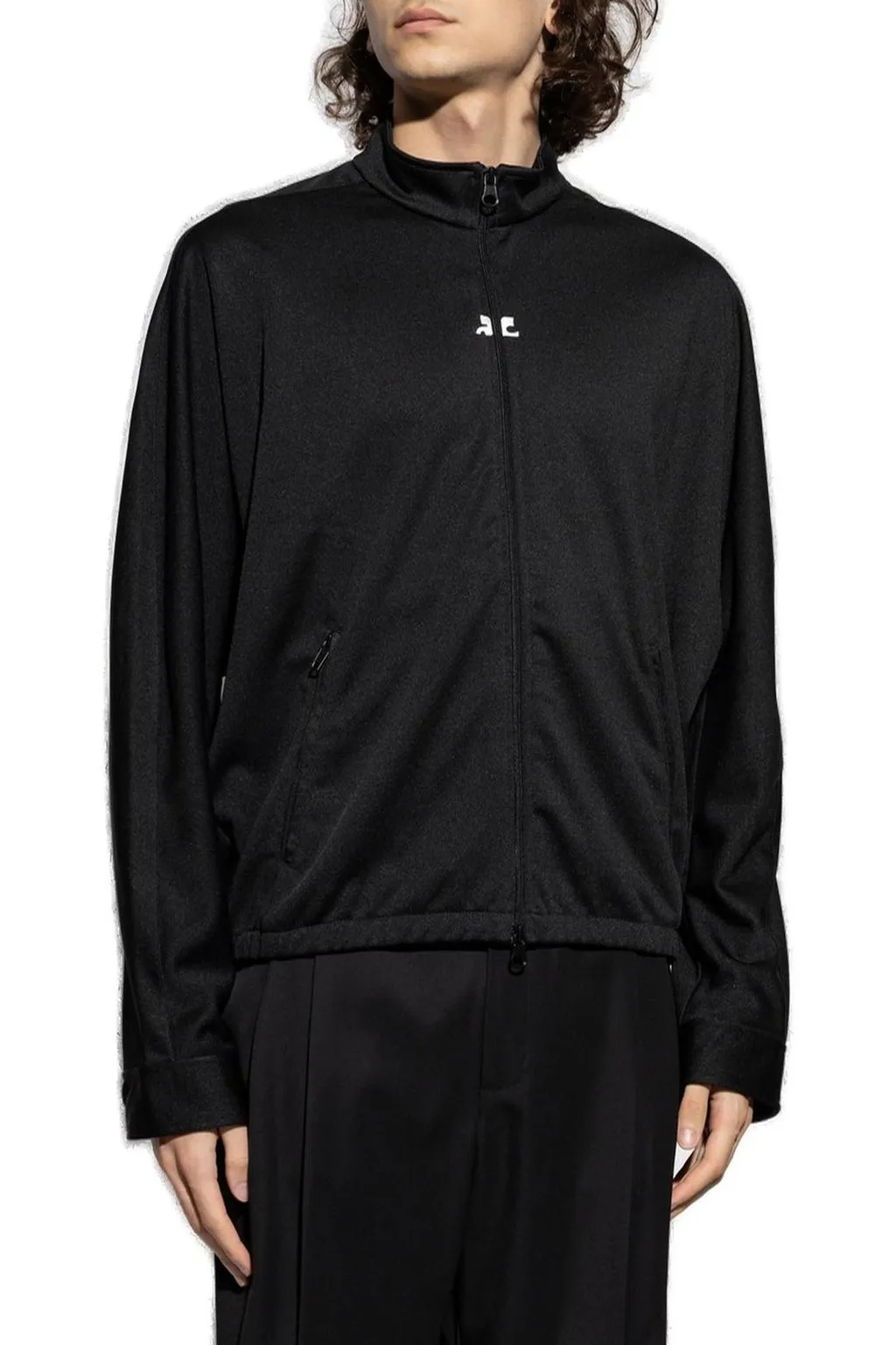 CourrÈGes Interlock Tracksuit Jacket